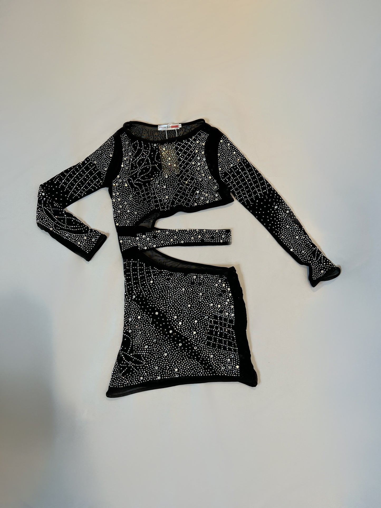 Sexy Diamond Cutout Dress