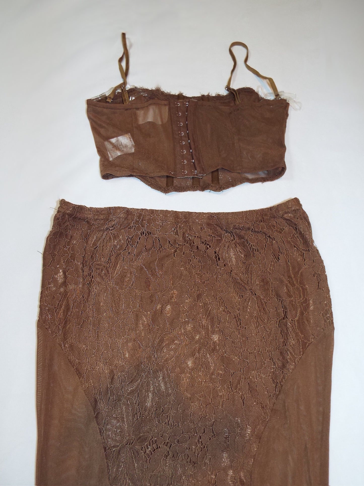 Brown Poise Mesh Set