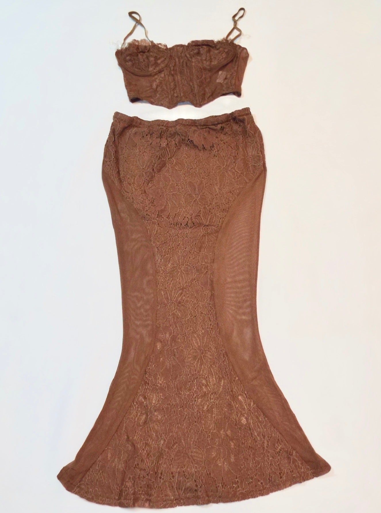 Brown Poise Mesh Set
