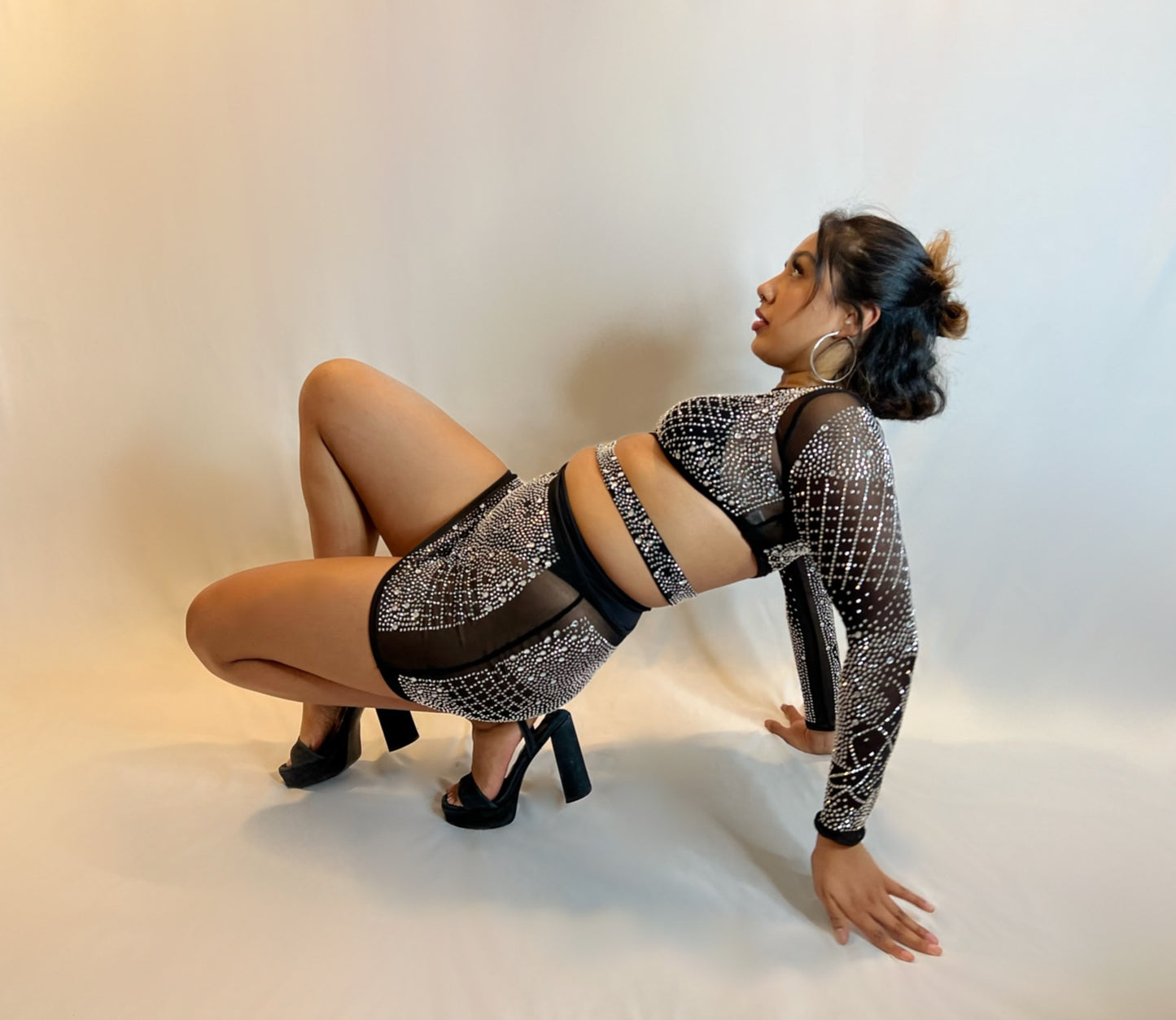 Sexy Diamond Cutout Dress