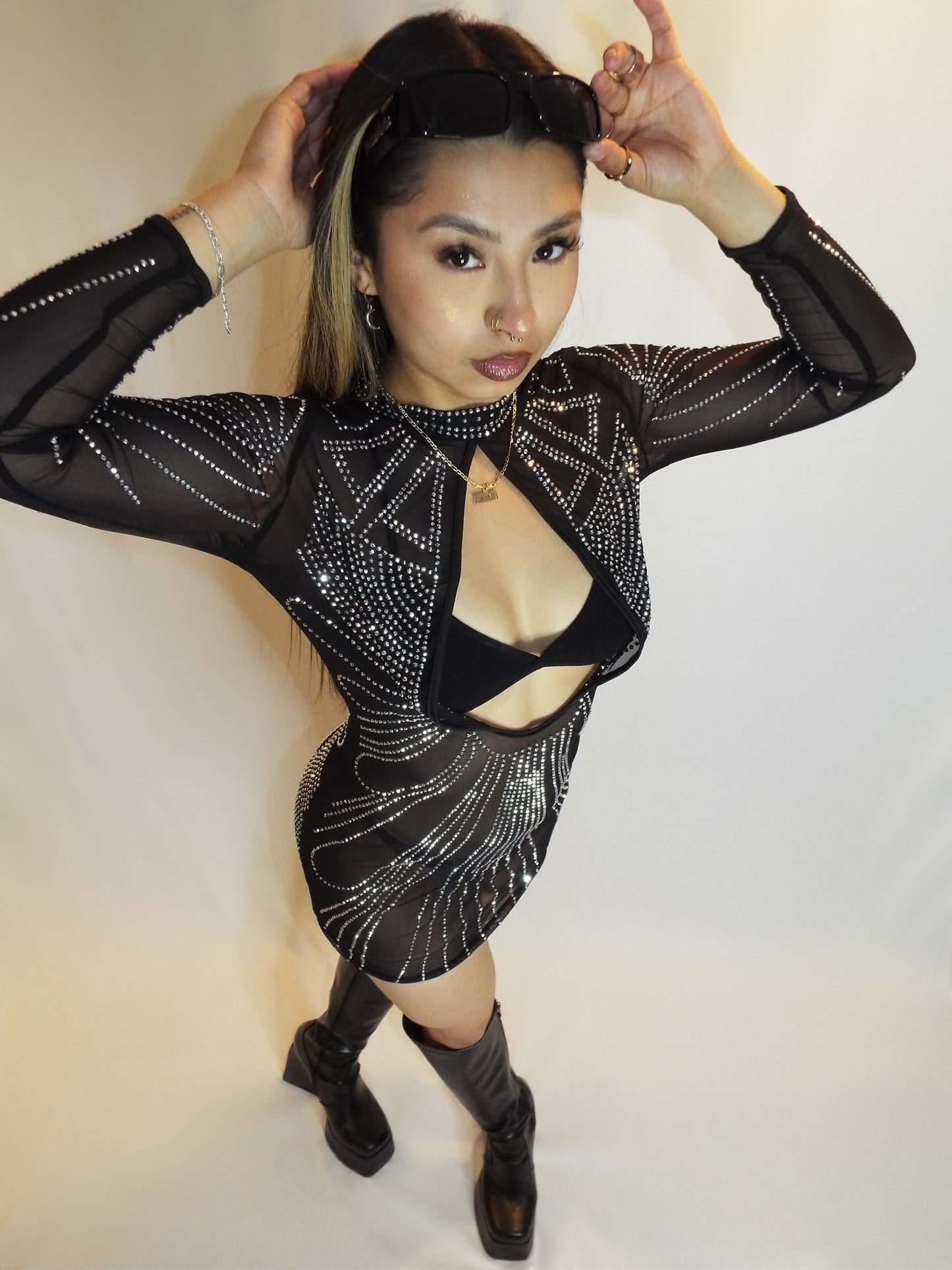 Alicia Bday Mesh Dress